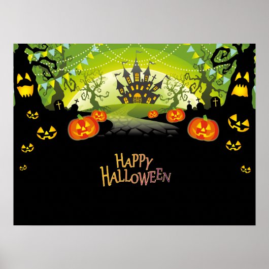 Happy Halloween Poster (Voorkant)