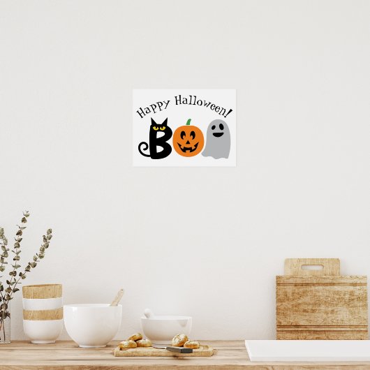 Happy Halloween Poster (Keuken)