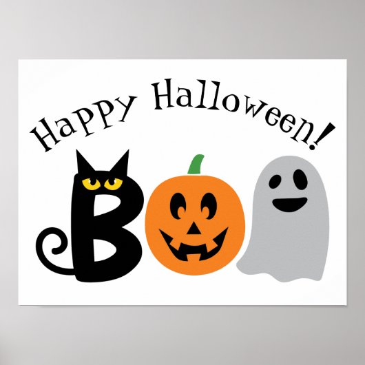 Happy Halloween Poster (Voorkant)