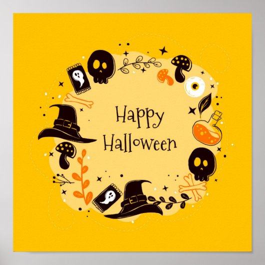 Happy Halloween Poster (Voorkant)