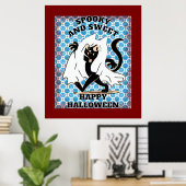 Happy Halloween Poster (Thuiskantoor)