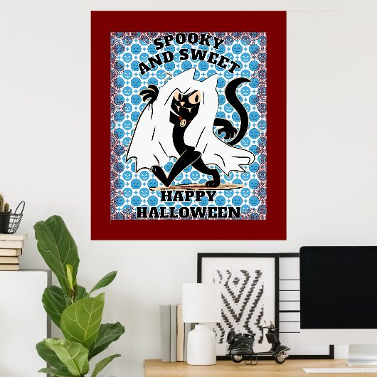 Happy Halloween Poster (Thuiskantoor)