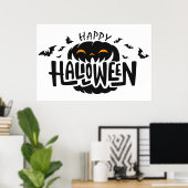 Happy Halloween Poster (Thuiskantoor)