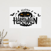 Happy Halloween Poster (Keuken)