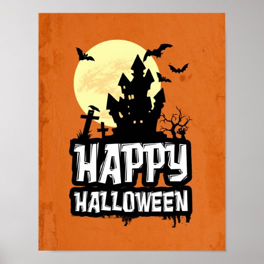 Happy Halloween Poster (Voorkant)