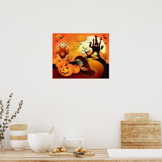 Happy Halloween! Poster (Keuken)