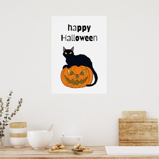 Happy Halloween Poster (Keuken)