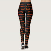 Happy Halloween Print Womens Leggings (Achterkant)
