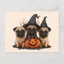Happy Halloween Pugs Jack O Lanterns