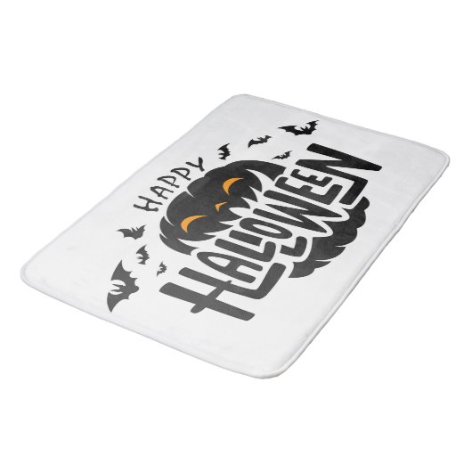 Happy Halloween Pumpkin Badmat (Gekanteld)