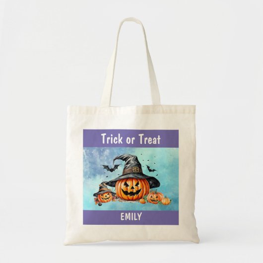 Happy Halloween Pumpkin Bag Tote Bag (Voorkant)