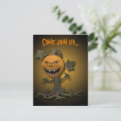 Happy Halloween Pumpkin-boom Kaart (Staand voorkant)