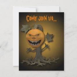 Happy Halloween Pumpkin-boom Kaart