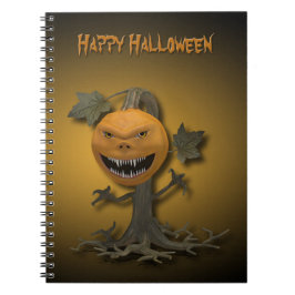 Happy Halloween Pumpkin-boom Notitieboek