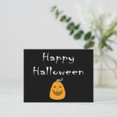 Happy Halloween Pumpkin Briefkaart (Staand voorkant)
