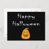 Happy Halloween Pumpkin Briefkaart (Voorkant / Achterkant)