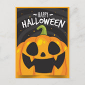Happy Halloween Pumpkin Briefkaart (Voorkant)