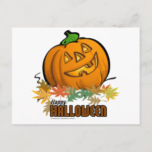 Happy Halloween Pumpkin Briefkaart