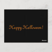 Happy Halloween Pumpkin Briefkaart (Achterkant)