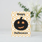 Happy Halloween Pumpkin Briefkaart (Staand voorkant)