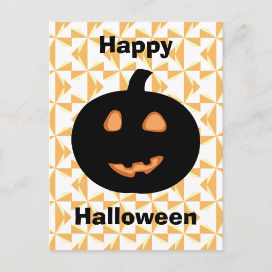 Happy Halloween Pumpkin Briefkaart (Voorkant)