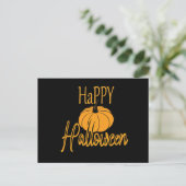 Happy Halloween Pumpkin Briefkaart (Staand voorkant)