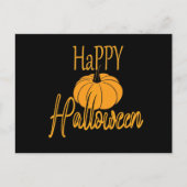 Happy Halloween Pumpkin Briefkaart (Voorkant)