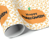 Happy Halloween Pumpkin Cadeaupapier (Rol Hoek)