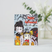 Happy Halloween Pumpkin Carving Briefkaart (Staand voorkant)