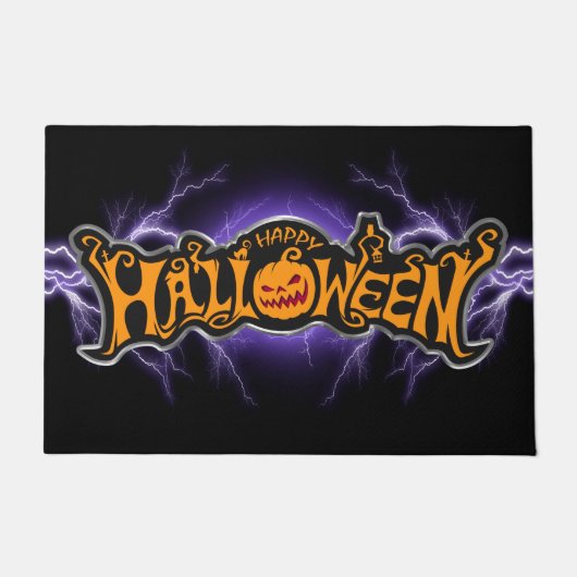 Happy Halloween Pumpkin Deurmat (Voorkant)