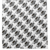 Happy Halloween Pumpkin-douchergordijn Douchegordijn (Voorkant)