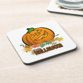 Happy Halloween Pumpkin Drankjes Onderzetter (Linkerzijde)