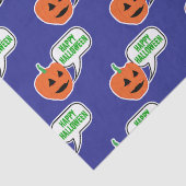Happy Halloween Pumpkin Face Tissuepapier (Detail)