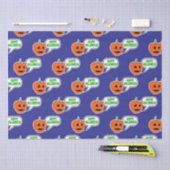 Happy Halloween Pumpkin Face Tissuepapier (Craft)