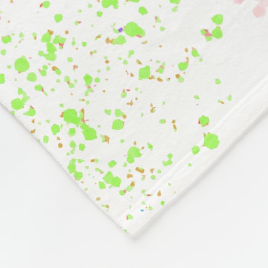 Happy halloween pumpkin fleece deken (Hoek)