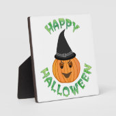 "HAPPY HALLOWEEN" PUMPKIN FOTOPLAAT (Voorkant)