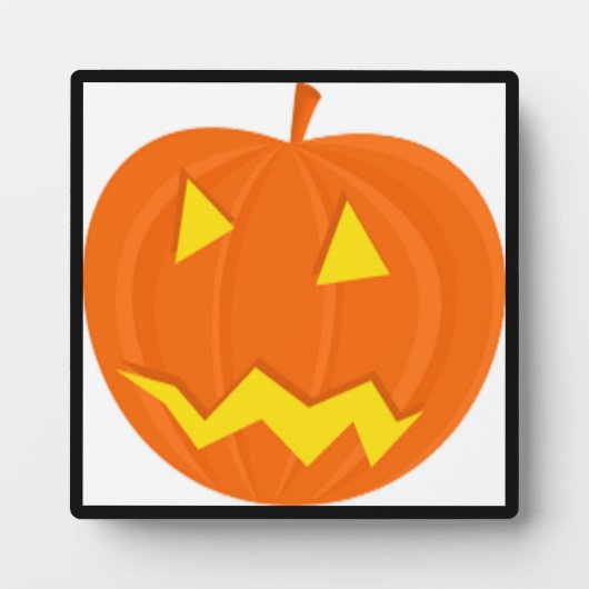 "HAPPY HALLOWEEN" PUMPKIN FOTOPLAAT (Voorkant)