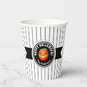 Happy Halloween Pumpkin ID212 Papieren Bekers (Achterkant)