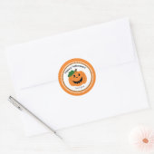 Happy Halloween Pumpkin Jackolantern Favor Sticker (Envelop)