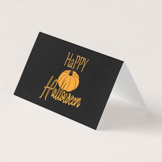 Happy Halloween Pumpkin Kaart (Voorkant)