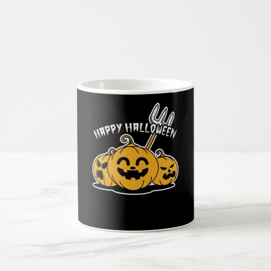 Happy Halloween Pumpkin Koffiemok (Center)