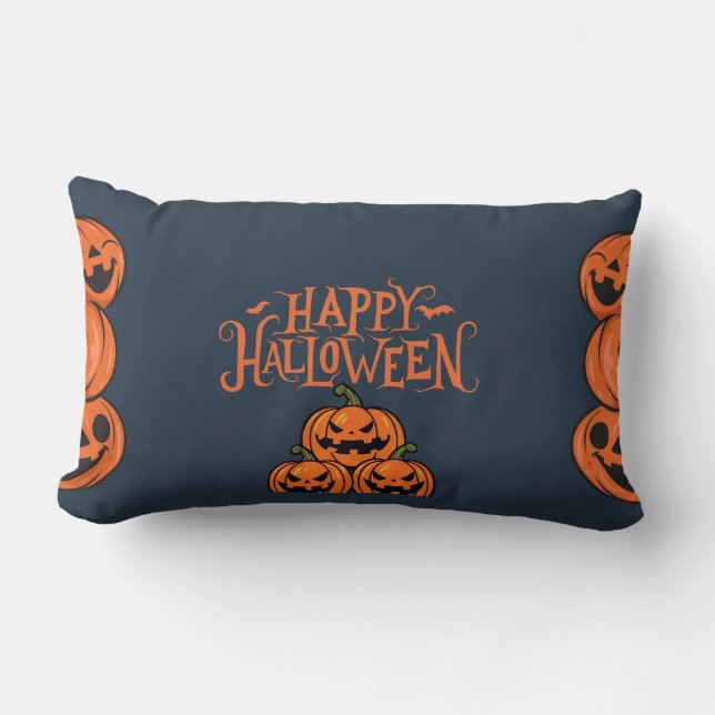 HAPPY HALLOWEEN PUMPKIN KUSSEN (Voorkant)