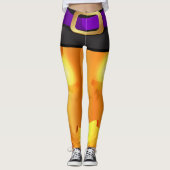 Happy Halloween Pumpkin Leggings (Voorkant)
