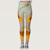 Happy Halloween Pumpkin Leggings (Voorkant)