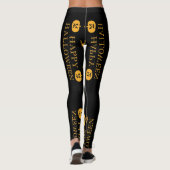 Happy Halloween Pumpkin Leggings (Achterkant)