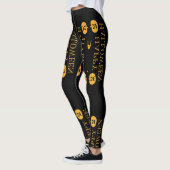 Happy Halloween Pumpkin Leggings (Links)