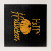 Happy Halloween Pumpkin Legpuzzel (Horizontaal)