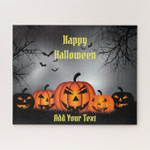 Happy Halloween Pumpkin Legpuzzel (Horizontaal)