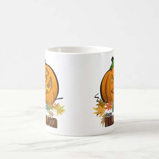 Happy Halloween Pumpkin Magische Mok (Center)