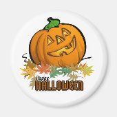 Happy Halloween Pumpkin Magneet (Voorkant)